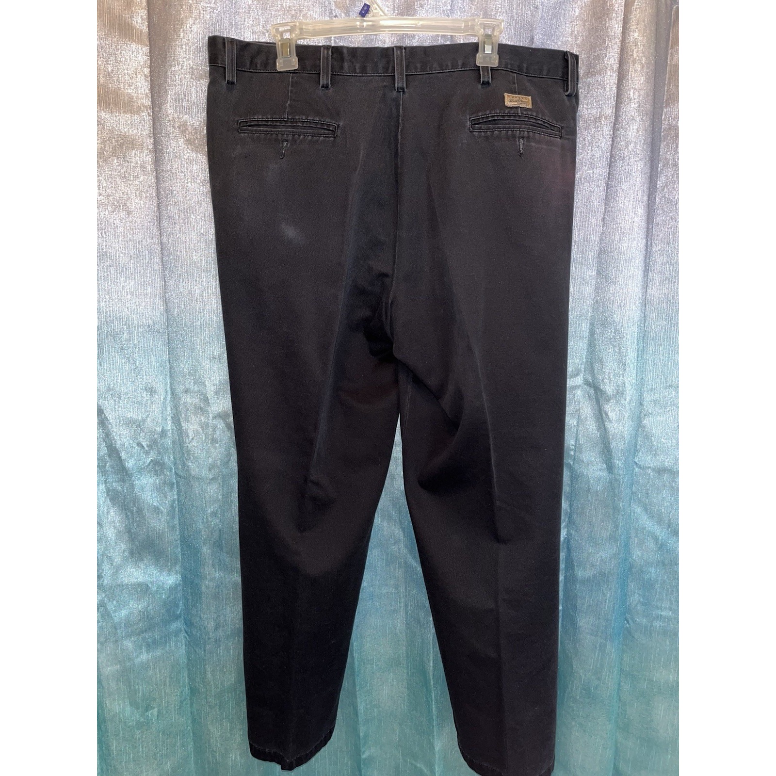 Mens Khaki Levi Strauss Black Casual Dress Pants 40x30